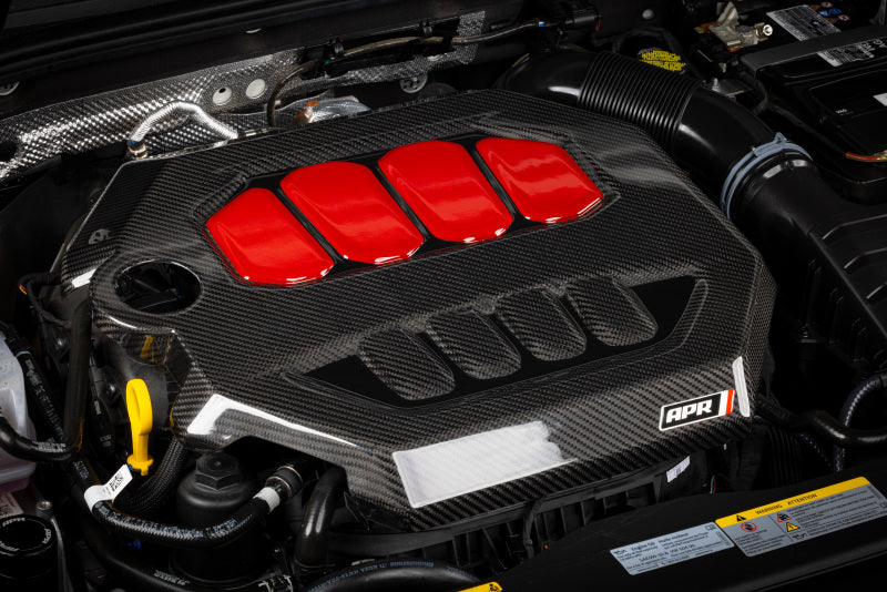 APR MS100232 - APRMS100232 - APR 22-26 Audi A3/A3 Quattro/S3/VW Golf R/GTI EA888.4 (8Y/MK8) 2.0T Twill Carbon Fiber Engine Cover - Shipped in Europe - Tuningsupply.com