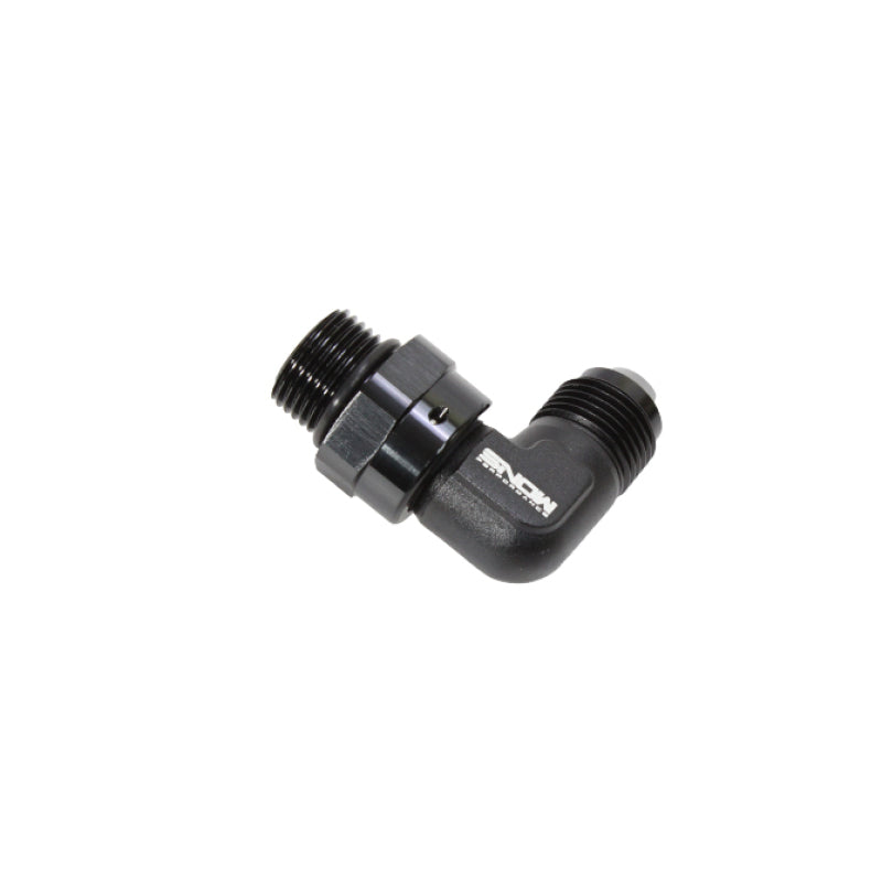Snow Performance SNF-60889 - SNOSNF-60889 - Snow -8 ORB to -8AN 90 Degree Swivel Fitting (Black) - Shipped in Europe - Tuningsupply.com