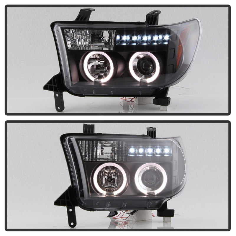 SPYDER 5012029 - SPY5012029 - Spyder Toyota Tundra 07-133 Projector Headlights LED Halo LED Blk PRO-YD-TTU07-HL-BK - Shipped in Europe - Tuningsupply.com