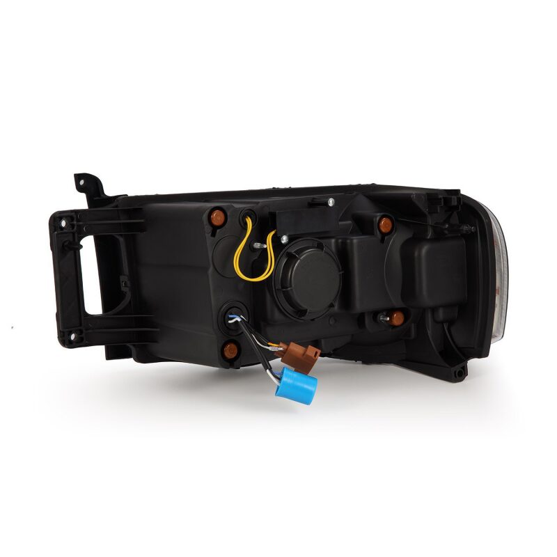 AlphaRex 880567 - ARX880567 - AlphaRex 02-05 Dodge Ram 1500 LUXX LED Proj Headlights Plank Style Black w/Activ Light/Seq Signal - Shipped in Europe - Tuningsupply.com