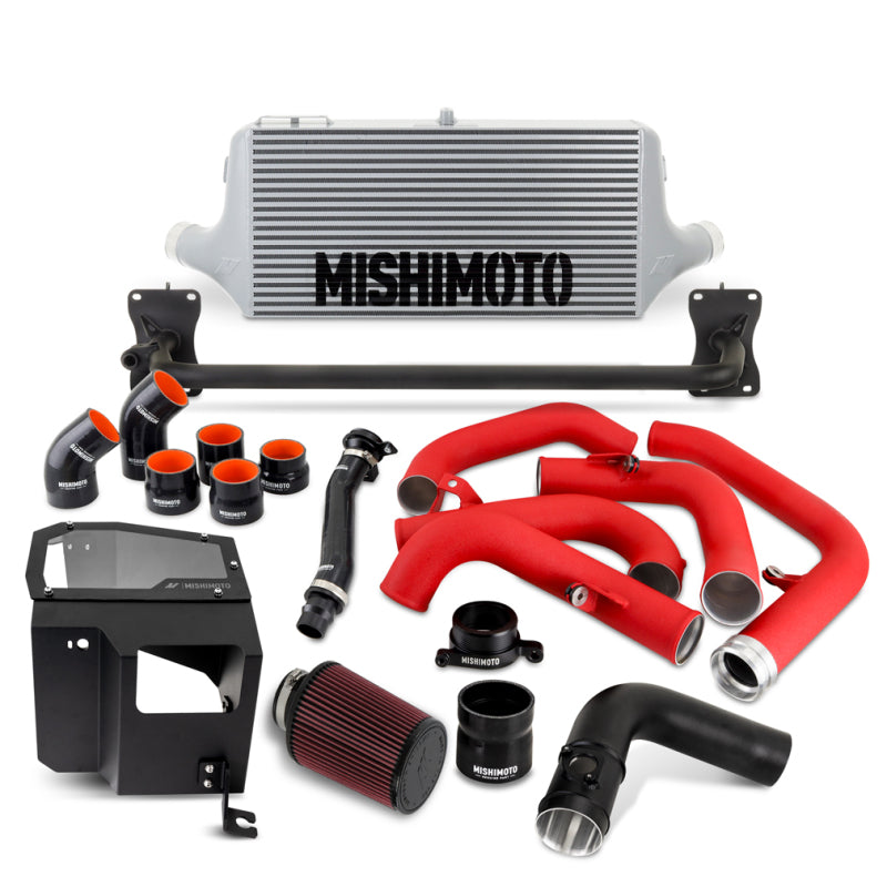 Mishimoto MMINT-WRX-22AISLRD - MISMMINT-WRX-22AISLRD - Mishimoto 2022+ WRX Intercooler Kit W/ Intake SL Core WRD Pipes - Shipped in Europe - Tuningsupply.com