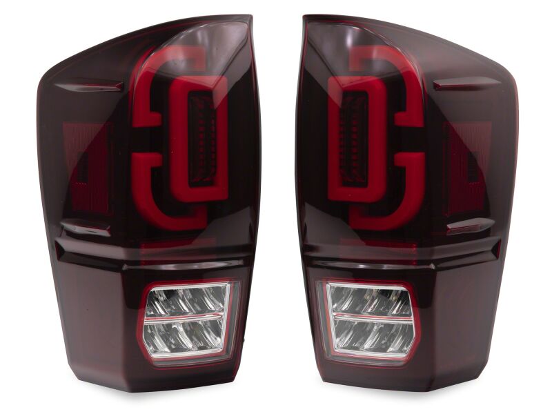 Raxiom TT30332 - RAXTT30332 - Raxiom 16-23 Toyota Tacoma XW Series Sequential LED Tail Lights- Black Housing- Red Lens - Shipped in Europe - Tuningsupply.com