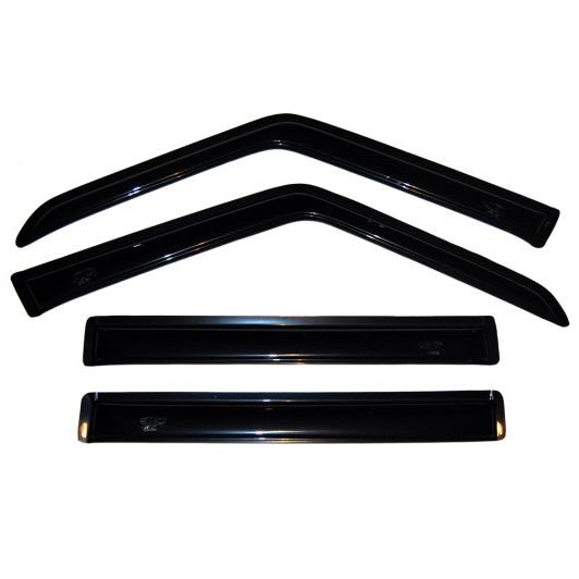 AVS 94212 - AVS94212 - AVS 84-01 Jeep Cherokee (4 Door Excl. Limited Model) Ventvisor Window Deflectors 4pc - Smoke - Shipped in Europe - Tuningsupply.com