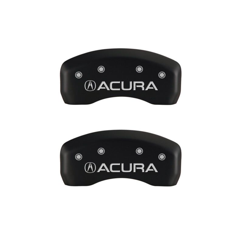 MGP 39001SACURD - MGP39001SACURD - MGP 4 Caliper Covers Engraved Front & Rear Acura Red finish silver ch - Shipped in Europe - Tuningsupply.com