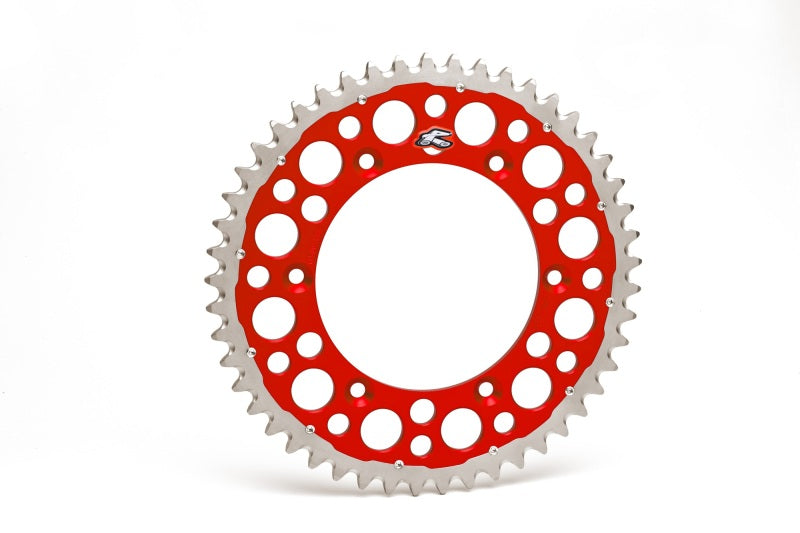Renthal 5240-520-48GPRD - REN5240-520-48GPRD - Renthal 2027 Honda CRF450 5240-520 Twinring Rear Sprocket - Red 48T - Shipped in Europe - Tuningsupply.com