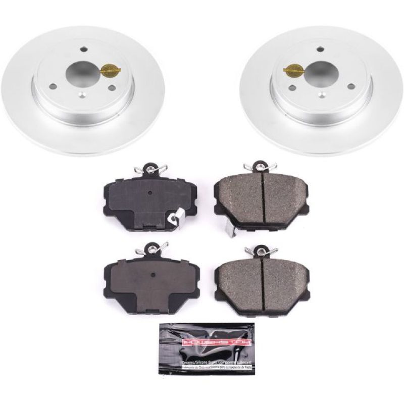 PowerStop CRK5695 - PSBCRK5695 - Power Stop 08-16 Smart Fortwo Front Z23 Evolution Sport Coated Brake Kit - Shipped in Europe - Tuningsupply.com