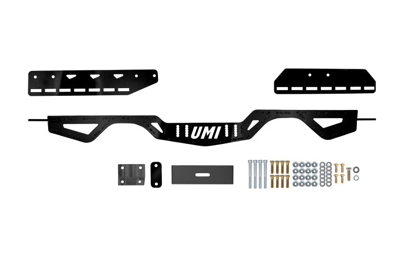 UMI Performance 3108-B - UMI3108-B - UMI Performance 78-88 GM G-Body Modular Adjustable Transmission Crossmember - Black - Shipped in Europe - Tuningsupply.com