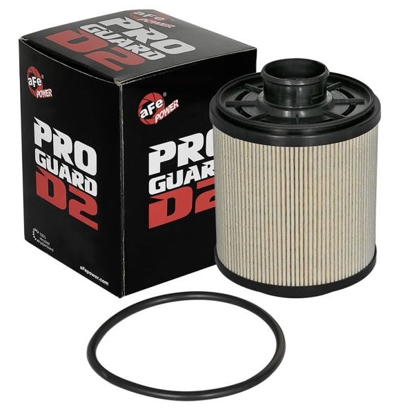 aFe 44-FF014E-MB - AFE44-FF014E-MB - aFe Pro GUARD D2 Fuel Filter 11-17 Ford Diesel Trucks V8 6.7L (td) (4 Pack) - Shipped in Europe - Tuningsupply.com