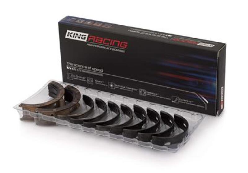 King Engine Bearings MB4524XPC0.25 - KINGMB4524XPC0.25 - King Engine Bearings Nissan VR38DETT (Size 0.25) pMaxKote Performance Main Bearings - Set of 8 - Shipped in Europe - Tuningsupply.com