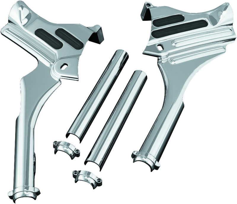 Kuryakyn 7866 - KUR7866 - Kuryakyn Deluxe Neck Covers 95-07 Touring Models Chrome - Shipped in Europe - Tuningsupply.com
