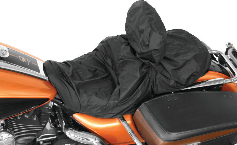 Mustang Motorcycle 77599 - MMP77599 - Mustang Harley Rain Covers w/ Driver Backrest - Black - Shipped in Europe - Tuningsupply.com