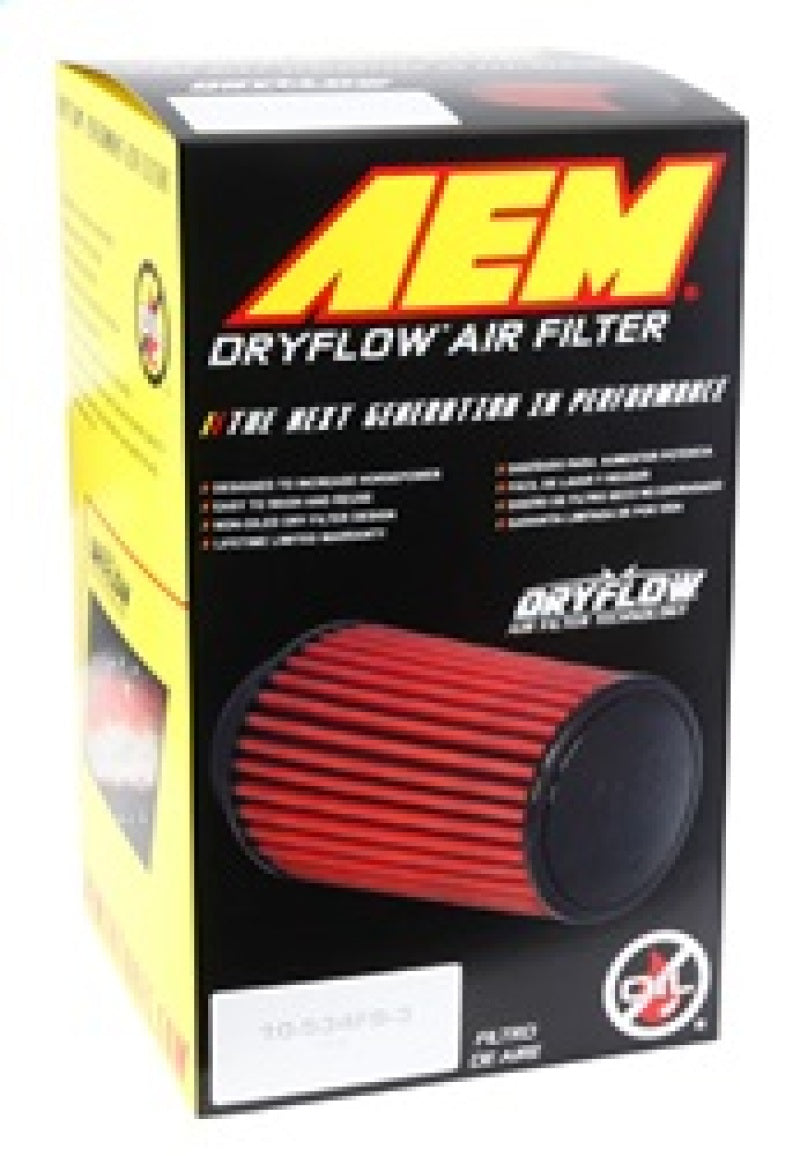 AEM Induction 21-2059DK - AEM21-2059DK - AEM 4 in x 9 in Dryflow Element Filter - Shipped in Europe - Tuningsupply.com