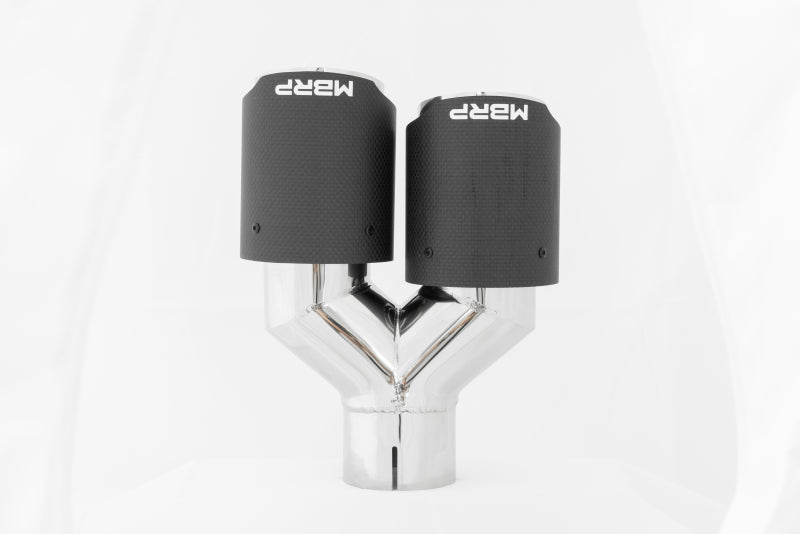 MBRP PT5171CF - MBRPT5171CF - MBRP Universal Carbon Fiber Dual Tip 3.5in OD/2.5in Inlet - Shipped in Europe - Tuningsupply.com