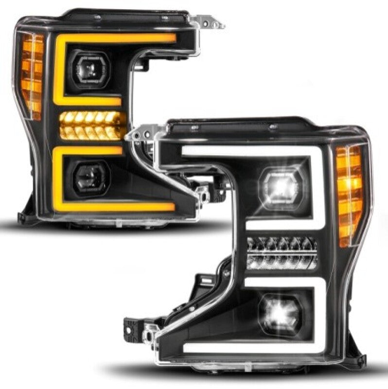 ANZO 111620X-R - ANZ111620X-R - ANZO 20-22 Ford Super Duty (Halogen) Z-Series Full LED Proj Headlights SeqSig - Pass. Side ONLY - Shipped in Europe - Tuningsupply.com