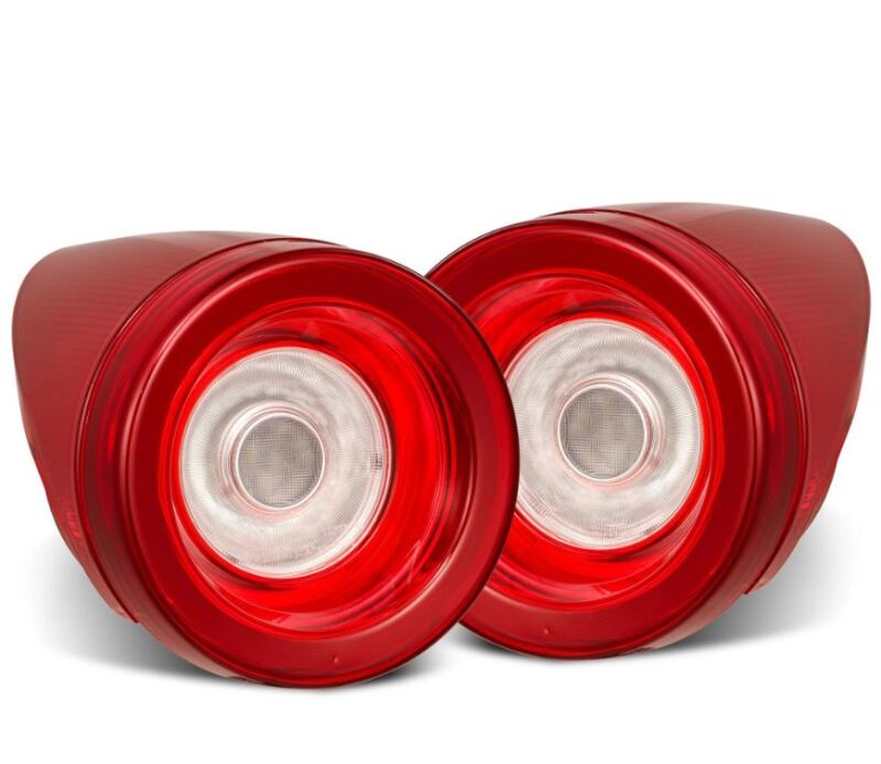 AlphaRex 668002 - ARX668002 - AlphaRex 10-15 Ferrari 458 NOVA-Series Prismatic LED Tail Lights Red Clear - Shipped in Europe - Tuningsupply.com