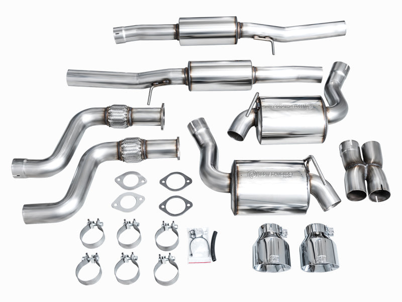 AWE Tuning 3015-32400 - AWE3015-32400 - AWE 2023 Nissan Z RZ34 RWD Touring Edition Catback Exhaust System w/ Chrome Silver Tips - Shipped in Europe - Tuningsupply.com