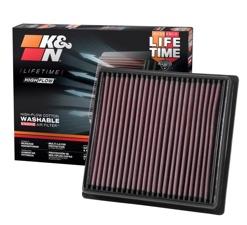 K&N Engineering 33-5064 - KNN33-5064 - K&N 2017 Subaru Impreza L4-2.0L F/I Drop In Replacement Air Filter - Shipped in Europe - Tuningsupply.com