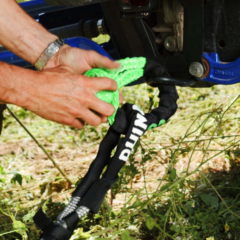 Rhino USA RG-KRKIT78X30-GRN - RSARG-KRKIT78X30-GRN - Rhino USA 7/8In X 30Ft Kinetic Rope Recovery Kit W/Soft Shackles (Green) - Shipped in Europe - Tuningsupply.com