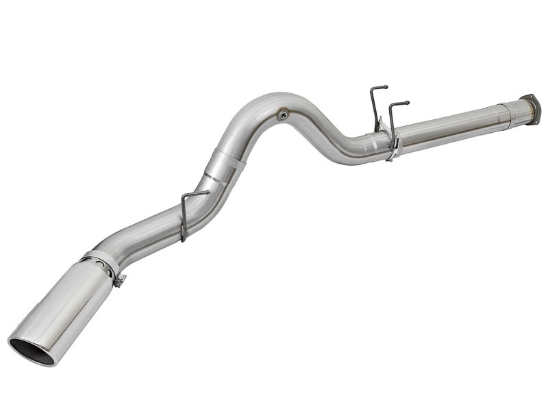 aFe 49-03090-P - AFE49-03090-P - aFe ATLAS 5in DPF-Back Alum Steel Exhaust System w/Polished Tip 2017 Ford Diesel Trucks V8-6.7L (td) - Shipped in Europe - Tuningsupply.com