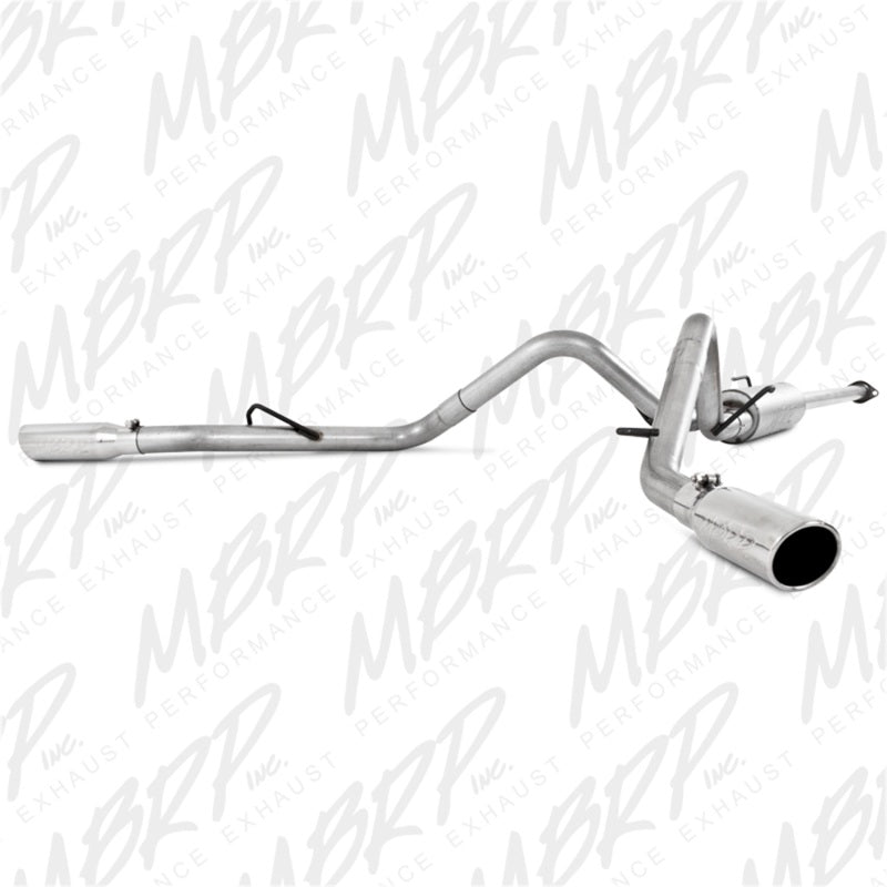 MBRP PS5328AL - MBRPS5328AL - MBRP 05-13 Toyota Tacoma 4.0L EC/CC AL Dual Split Side Cat Back Exhaust - Shipped in Europe - Tuningsupply.com