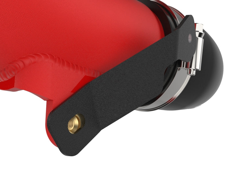 aFe 46-20718-R - AFE46-20718-R - aFe 23-24 Toyota Sequoia V6-3.4L Hybrid BladeRunner 2.5in Aluminum Hot Charge Pipe - Red - Shipped in Europe - Tuningsupply.com