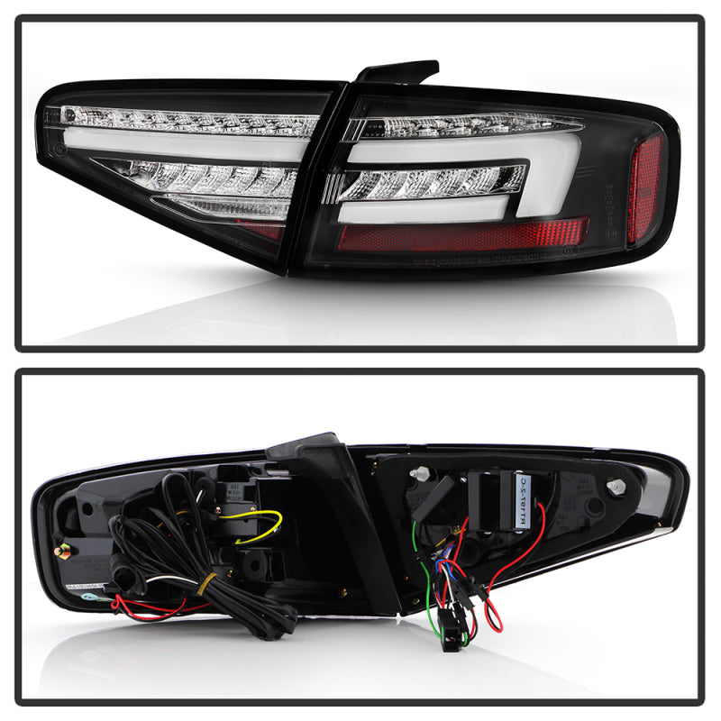 SPYDER 5087171 - SPY5087171 - Spyder 13-16 Audi A4 4DR LED Tail Lights LED Clear Reverse Lights - Black ALT-YD-AA413-SEQ-BK - Shipped in Europe - Tuningsupply.com