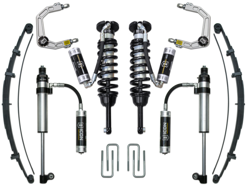 ICON - ICOK53008 - ICON 05-15 Toyota Tacoma 0-3.5in/16-17 Toyota Tacoma 0-2.75in Stage 8 Suspension System w/Billet Uca - Shipped in Europe - Tuningsupply.com