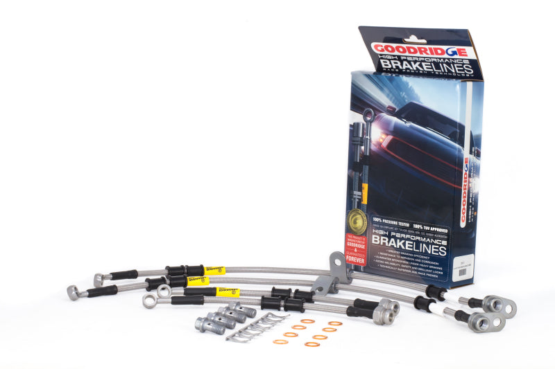 Goodridge 25013 - GRI25013 - Goodridge 16-17 Mazda Miata MX-5 (w/o Factory Brembo Calipers) SS Brake Lines - Shipped in Europe - Tuningsupply.com