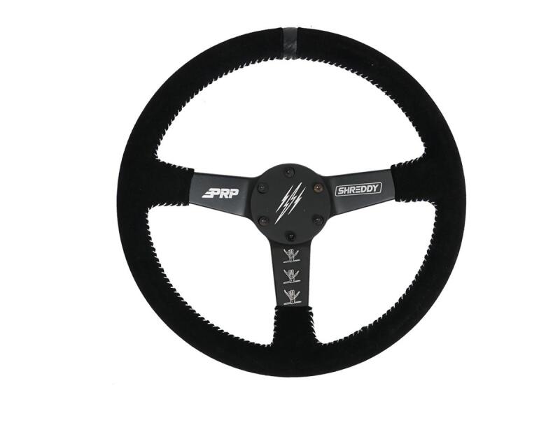 PRP Seats - PRPG240 - PRP Comp-R Leather Steering Wheel - Black - Shipped in Europe - Tuningsupply.com