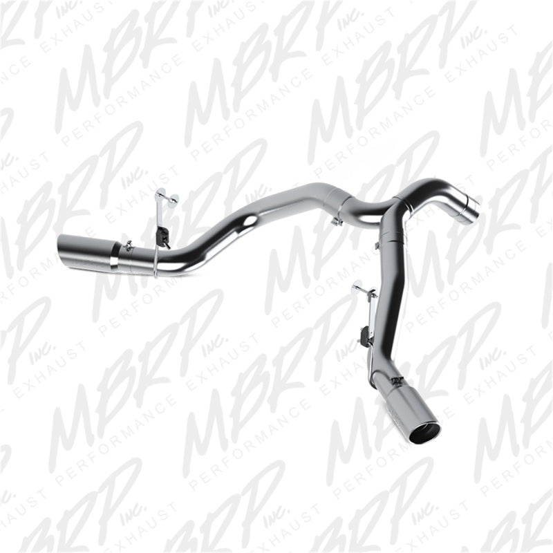 MBRP PS6168AL - MBRPS6168AL - MBRP 13-15 Dodge 25/3500 Cummins 6.7L(Excl. CC/SB)4in Filter Back Cool Duals AL(Leaf Spring) - Shipped in Europe - Tuningsupply.com