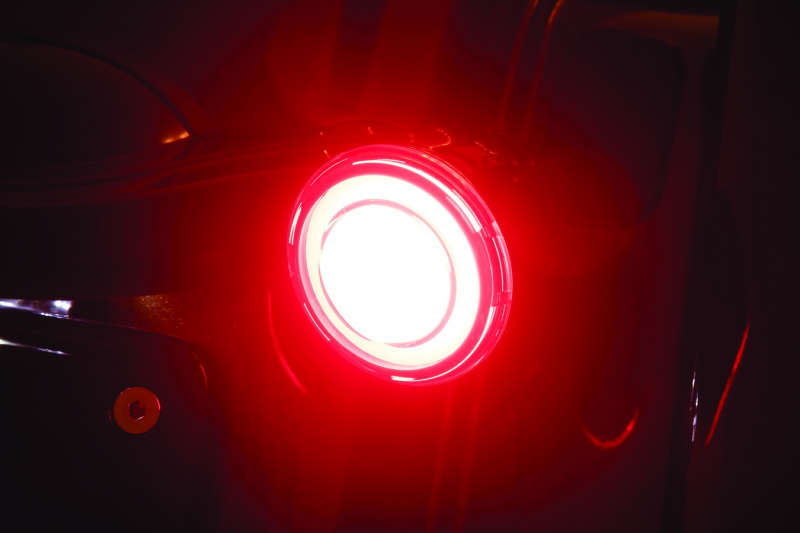 Kuryakyn 2905 - KUR2905 - Kuryakyn Tracer L.E.D. Turn Signal Inserts Red/Red Smoke Lens Rear - Shipped in Europe - Tuningsupply.com