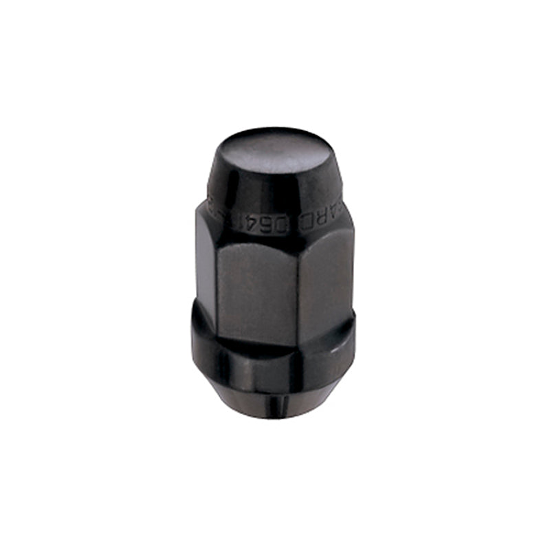 McGard 64029 - MCG64029 - McGard Hex Lug Nut (Cone Seat Bulge Style) 1/2-20 / 3/4 Hex / 1.45in. Length (4-pack) - Black - Shipped in Europe - Tuningsupply.com