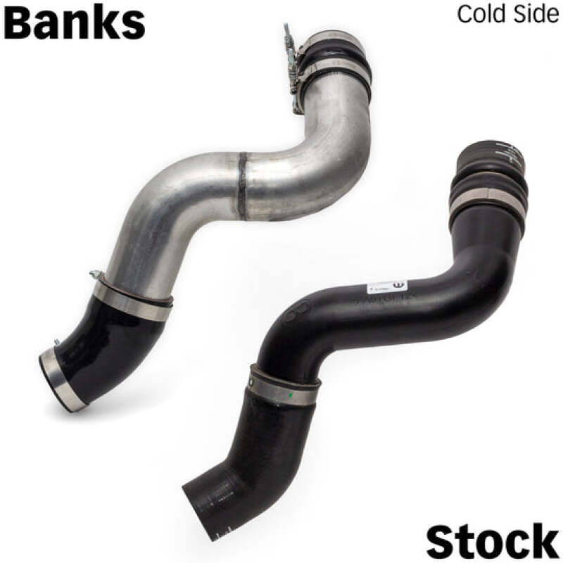 Banks Power 26006 - GBE26006 - Banks Power 19-21 Ram 2500/3500 6.7L Cummins Boost Tube Upgrade Kit - Red Raw Finish - Shipped in Europe - Tuningsupply.com