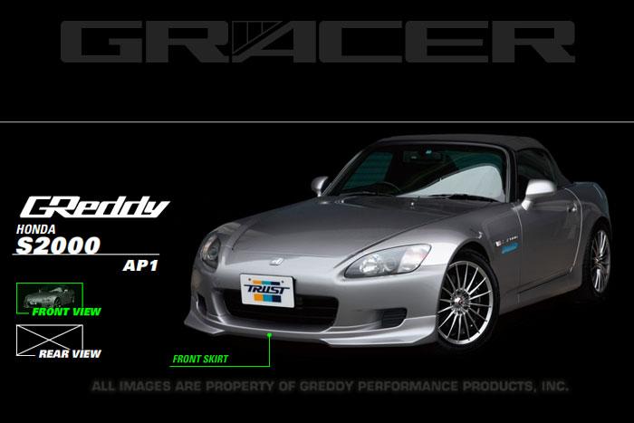 GReddy - GRE17050081 - GReddy 00-03 Honda S2000 Urethane Front Lip Spoiler ** Must ask/call to order** - Shipped in Europe - Tuningsupply.com