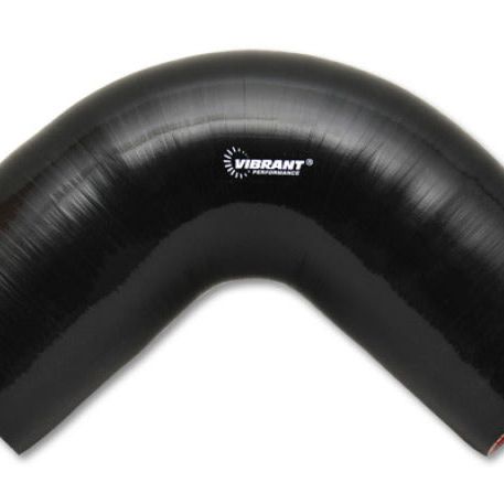 Vibrant 2749 - VIB2749 - Vibrant 4 Ply Reinforced Silicone Elbow Connector - 1.5in I.D. - 90 deg. Elbow (BLACK) - Shipped in Europe - Tuningsupply.com