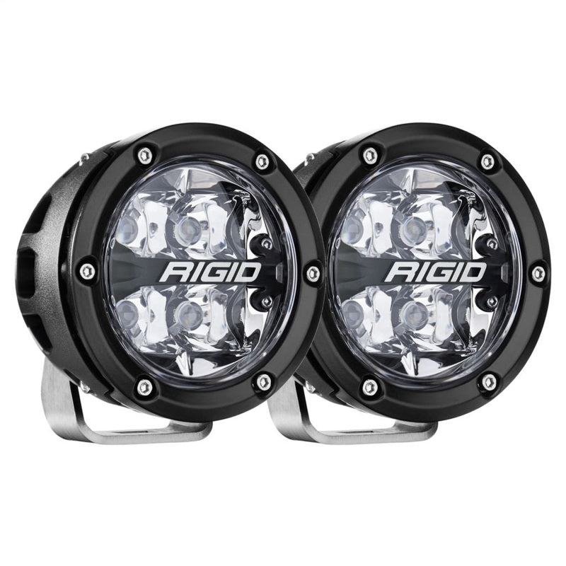 Rigid Industries 36402 - RIG36402 - Rigid Industries 360-Series 4in LED Off-Road Spot Beam - RGBW (Pair) - Shipped in Europe - Tuningsupply.com