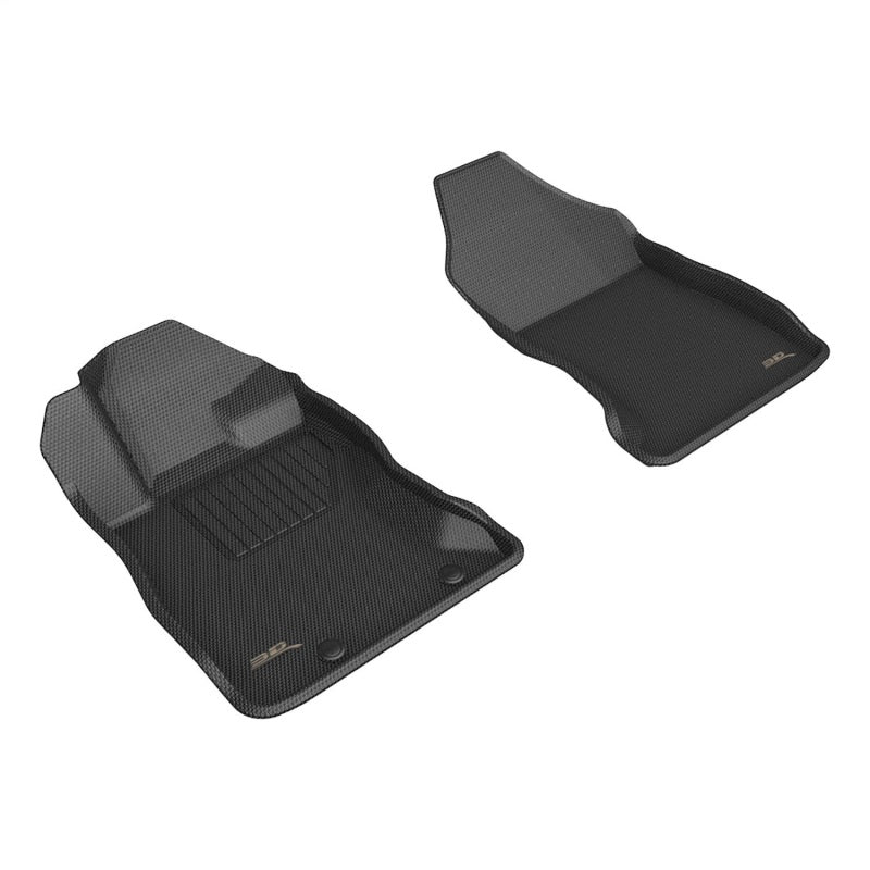 3D MAXpider L1SB03611509 - ACEL1SB03611509 - 3D MAXpider 22-23 Subaru WRX Kagu Black Floor Mats - Row 1 - Shipped in Europe - Tuningsupply.com