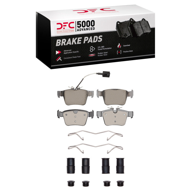 DFC 1551-1989-01 - DFC1551-1989-01 - DFC 17-24 Maserati Ghibli Rear 5000 Advanced Ceramic Brake Pads and Hardware Kit - Shipped in Europe - Tuningsupply.com