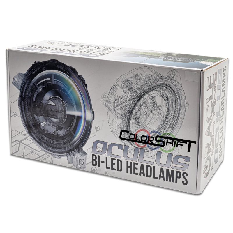 ORACLE Lighting 5839-504-B - ORL5839-504-B - Oracle Oculus Bi-LED Projector Headlights for Jeep JL/Gladiator JT - w/ Simple Controller - Shipped in Europe - Tuningsupply.com