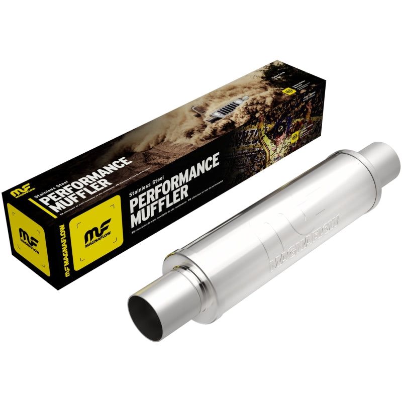 Magnaflow 10416 - MAG10416 - MagnaFlow Muffler Mag SS 14X4X4 2.5X2.5 - Shipped in Europe - Tuningsupply.com