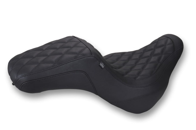 Mustang Motorcycle 78808 - MMP78808 - Mustang 18-25 HD Dble Diamond Squareback Low Rider S and El Diablo, Sport Glide Black - Shipped in Europe - Tuningsupply.com