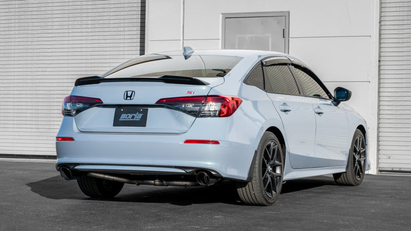 Borla 140922BC - BOR140922BC - Borla 2023 Integra/22-23 Civic Si 1.5L 4 CYL. MT FWD 4DR 2.50in S-Type Catback Exhaust Black Chrome - Shipped in Europe - Tuningsupply.com