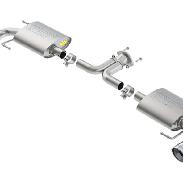 Borla 11918 - BOR11918 - Borla 14-16 Mazda 3 2.0/2.5L AT/MT FWD S-Type Cat-Back Exhaust Single Split Rear Exit - Shipped in Europe - Tuningsupply.com