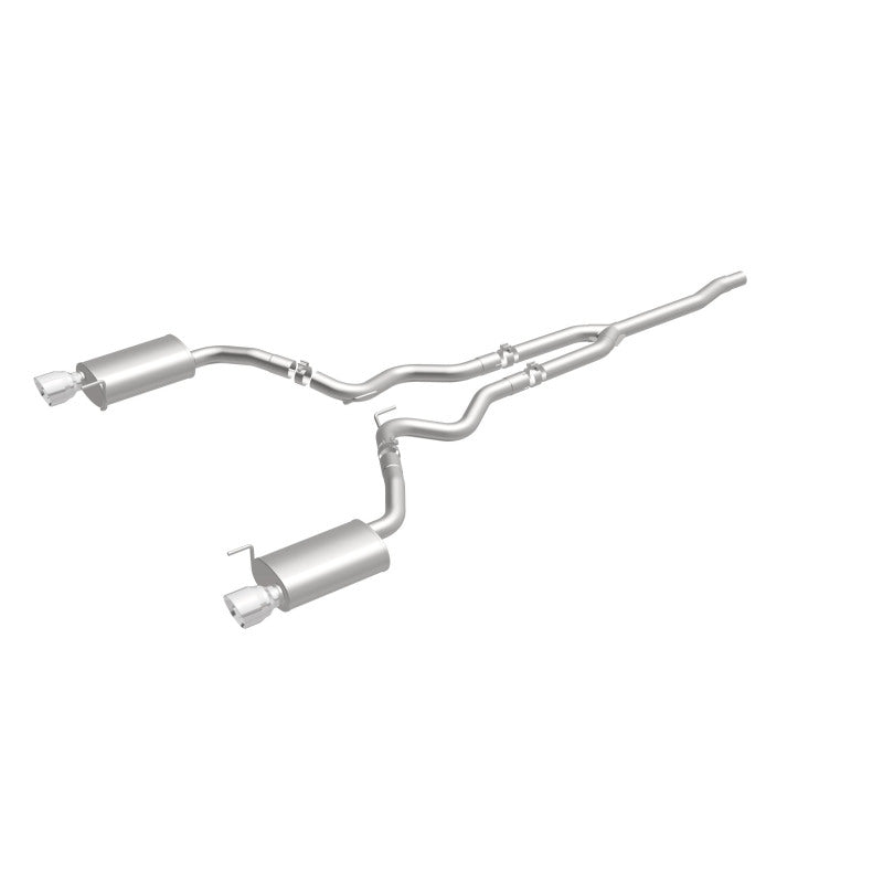 Magnaflow 19097 - MAG19097 - MagnaFlow Cat Back, SS, 2.5in, Street, Dual Split Polished 4.5in Tips 2015 Ford Mustang Ecoboost - Shipped in Europe - Tuningsupply.com