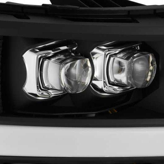 AlphaRex 880208 - ARX880208 - AlphaRex 07-13 Chevy 1500HD(NewBody) NOVA LED Proj Headlight Plank Sty Glos Blk w/Activ Lite/Seq Sig - Shipped in Europe - Tuningsupply.com