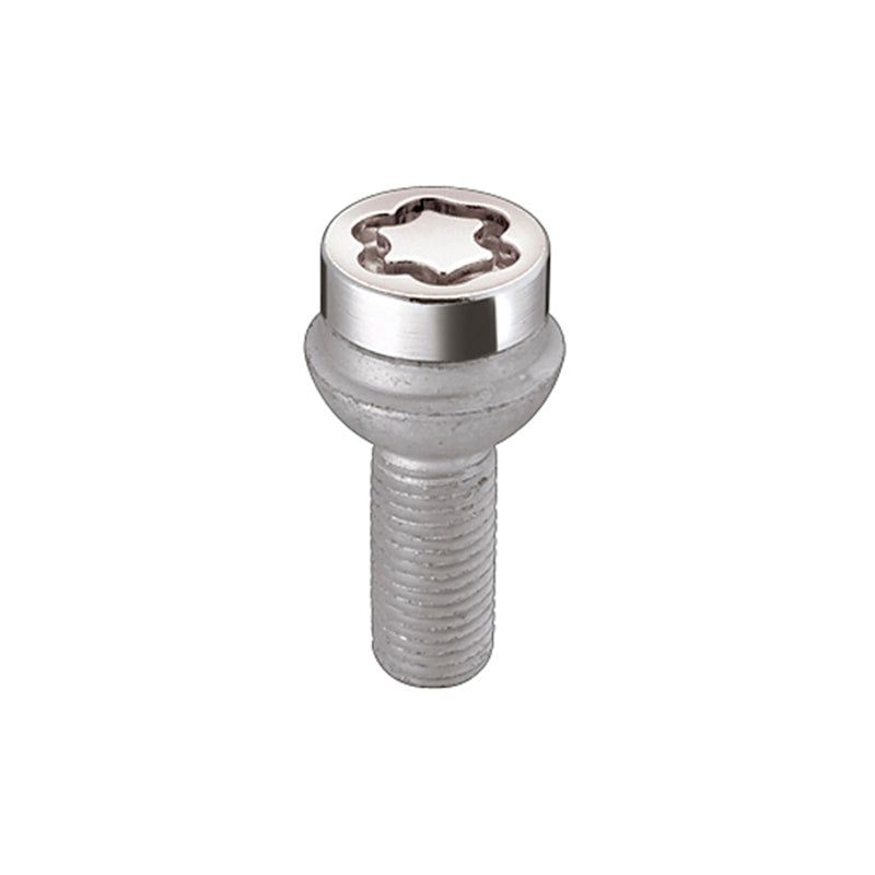 McGard 28174 - MCG28174 - McGard Wheel Lock Bolt Set - 4pk. (Radius Seat) M14X1.5 / 17mm Hex / 27.0mm Shank Length - Chrome - Shipped in Europe - Tuningsupply.com