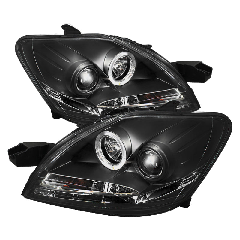 SPYDER 5038944 - SPY5038944 - Spyder Toyota Yaris 07-11 4Dr Projector Headlights LED Halo DRL Blk PRO-YD-TYA074D-DRL-BK - Shipped in Europe - Tuningsupply.com