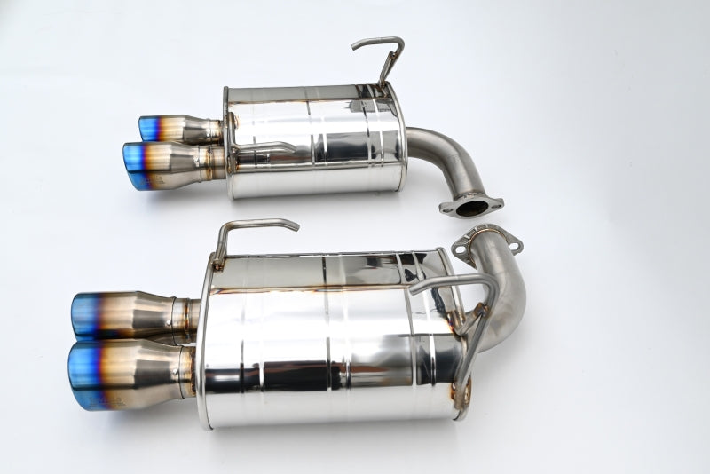 Invidia HS22SW4AQ4RTL - INVHS22SW4AQ4RTL - Invidia 22+ Subaru WRX Q300 3.5in. Rolled Dual Wall T.I Tip Axle-back Exhaust - Shipped in Europe - Tuningsupply.com