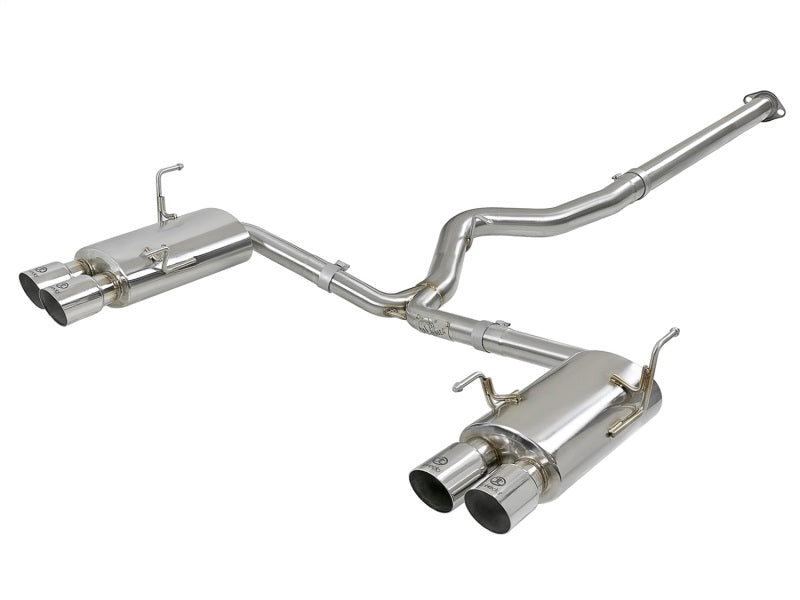 aFe 49-36801-P - AFE49-36801-P - aFe Takeda 3in SS Exhaust Cat-Back 15-16 Subaru WRX/STI 2.0L/2.5L Polished Tips - Shipped in Europe - Tuningsupply.com