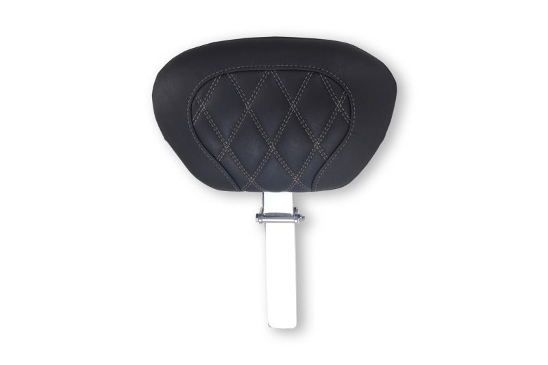 Mustang Motorcycle 89539GM - MMP89539GM - Mustang 08-25 Harley FL Touring Rd King Sp, Rd Glide Ltd, Dble Diamond Driver Backrest - Black/GM - Shipped in Europe - Tuningsupply.com